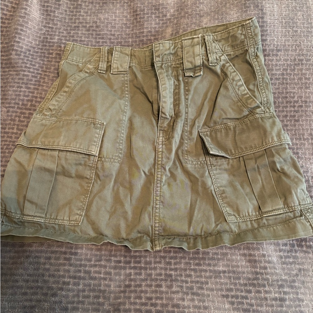 American Eagle Outfitters Khaki Cargo Skirt